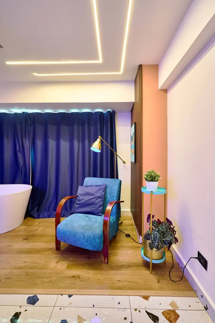 Calm ocean-view studio with a bathtub: photo 2