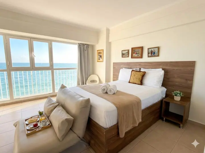 Cosy studio with a sea view: main photo