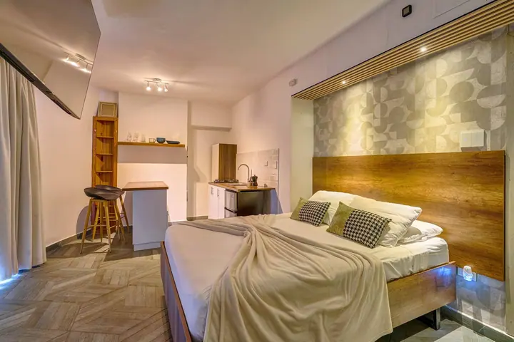 Loft with a bathtub and an ocean view: photo 23