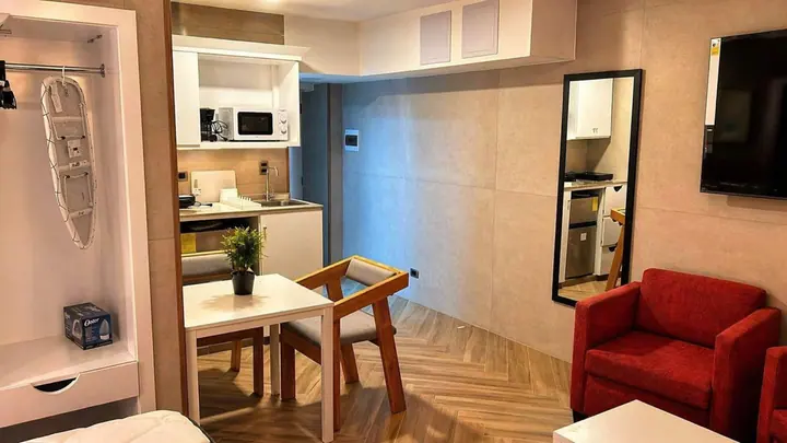 Sea-view studio with a bathtub: photo 4